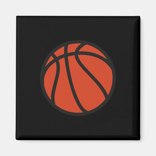 Basketball logo 1 magnet (Front)