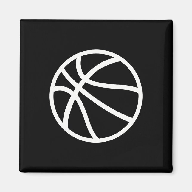 Basketball logo  magnet (Front)