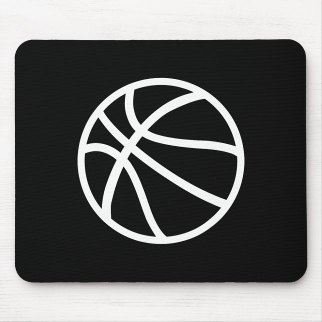 Basketball Logo  Mouse Mat (Front)