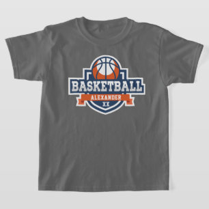 Basketball Logo Personalise T-Shirt