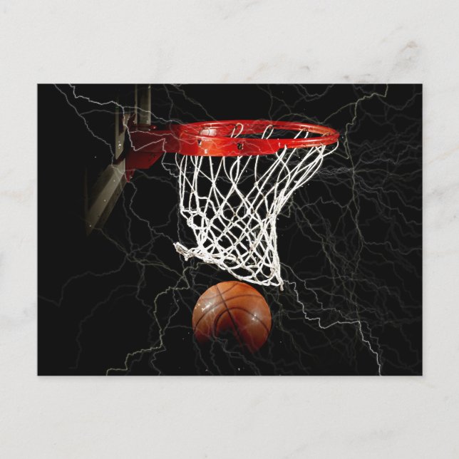 Basketball Love Action Motivation Postcard (Front)