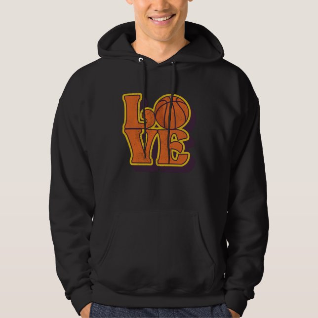 Basketball Love Ball My Life And Passion Player Ba Hoodie (Front)