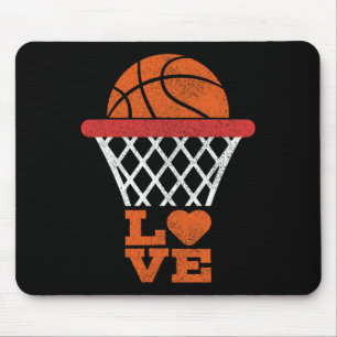 Basketball Love Basketball Lover Girl Boy Basketba Mouse Mat