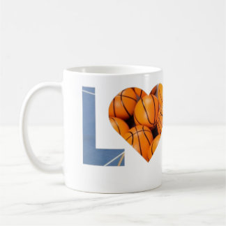 basketball love coffee mug