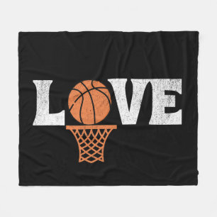 Basketball Love Fleece Blanket