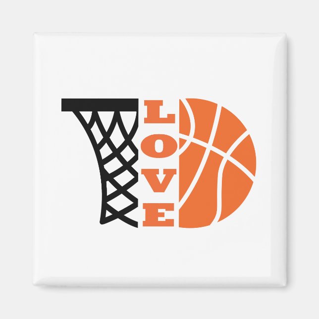 basketball love magnet (Front)