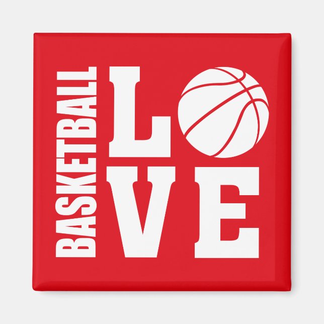 Basketball Love Magnet (Front)