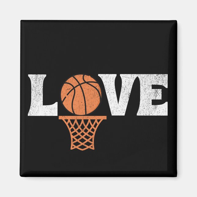 Basketball Love Magnet (Front)