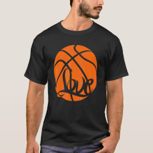 Basketball Love Players Fun Team Vintage Men Women T-Shirt