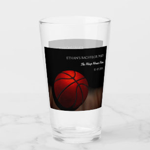 Basketball Lover Bachelor / Birthday Party Sports Glass