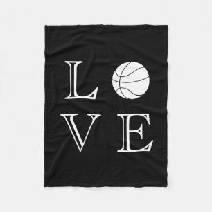 Basketball Lover Basketball Ball 1 Fleece Blanket