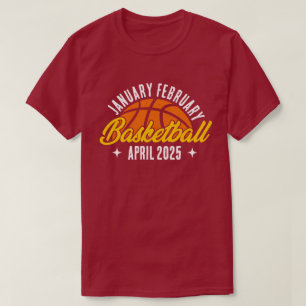 Basketball Lover Cool Player Modern Personalised T-Shirt