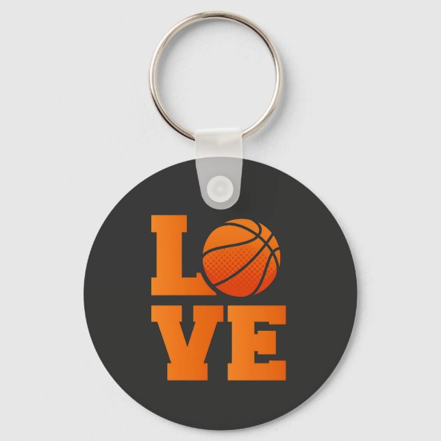 Basketball Lover Gift – Custom Keychain for (Front)