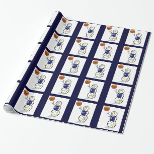 Basketball Lovers Christmas Wrapping Paper