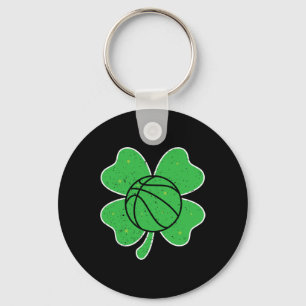 Basketball Lovers Clove St Patricks Day Kids Key Ring