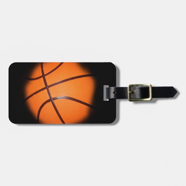Basketball Luggage Tag (Front Horizontal)