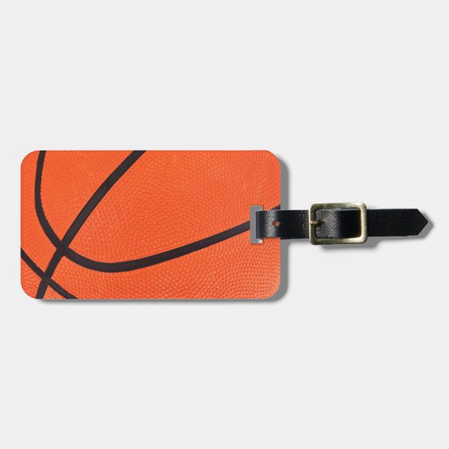 Basketball Luggage Tag (Front Horizontal)