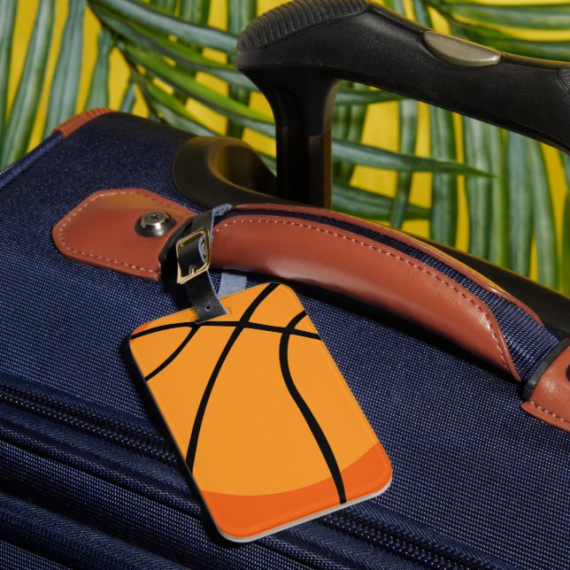 Basketball Luggage Tag (Front Insitu 1)