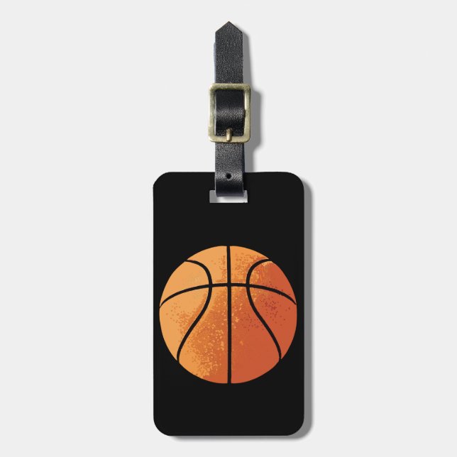 Basketball Luggage Tag (Front Vertical)
