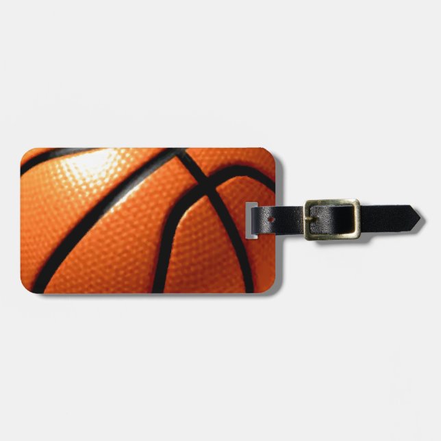 Basketball Luggage Tag (Front Horizontal)