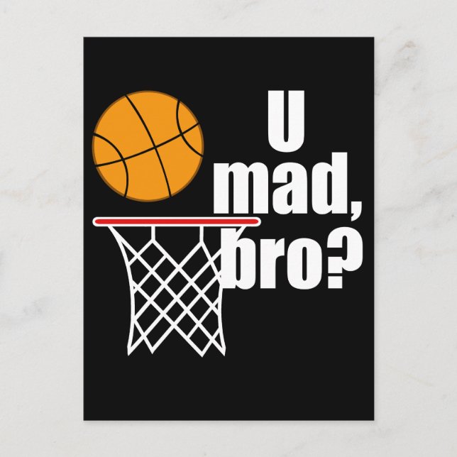 Basketball Madness Postcard (Front)