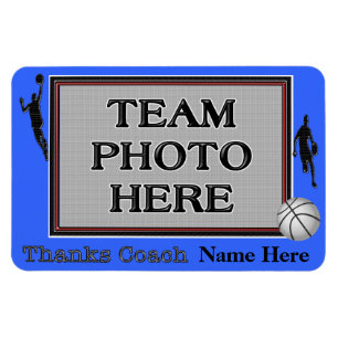 Basketball Magnets Thank You Coach Gifts