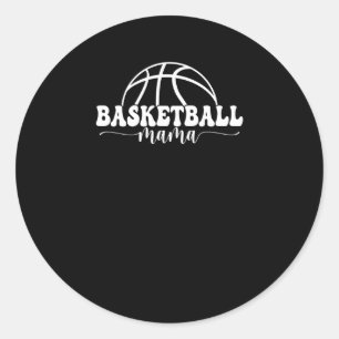Basketball Mama Basketball Mum (2) Classic Round Sticker