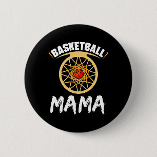 Basketball Mama Hob 6 Cm Round Badge