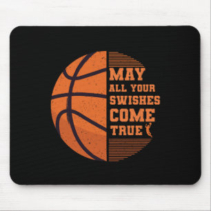 Basketball May All Your Swishes Come True College Mouse Mat
