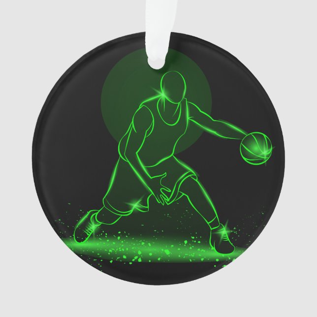 Basketball Medal Ornament (Front)