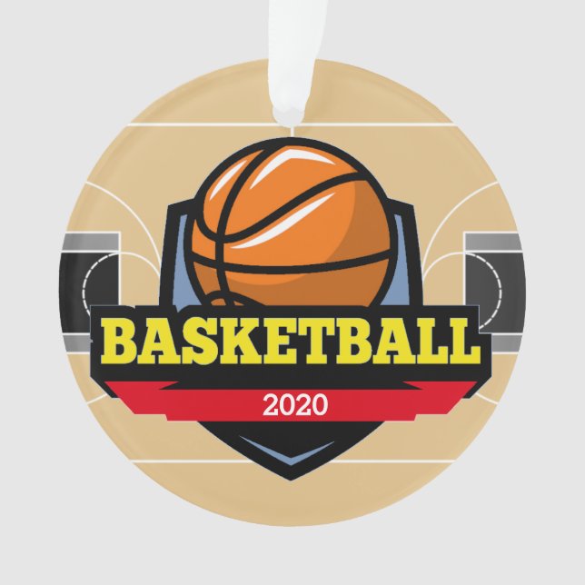 Basketball Medal Ornament (Front)