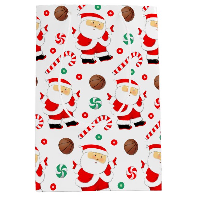 Basketball Medium Gift Bag (Front)