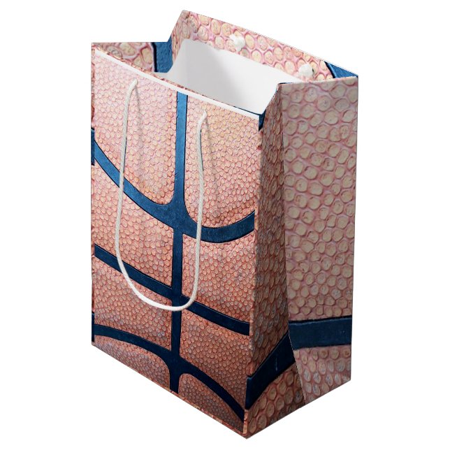 Basketball Medium Gift Bag (Front Angled)