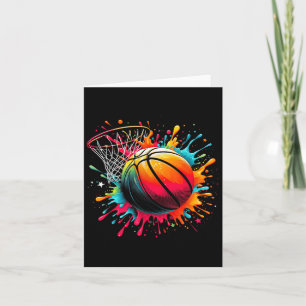 Basketball Merry Christmas Basketball Lover Xmas M Card