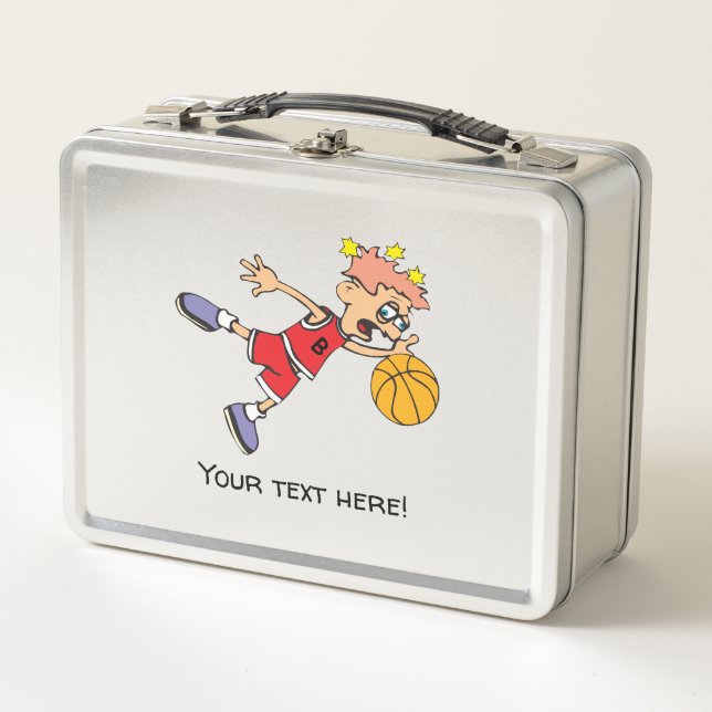 Basketball Metal Lunch Box (Front)