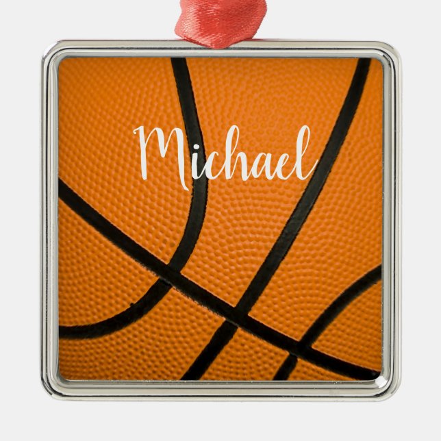 Basketball Metal Tree Decoration (Front)