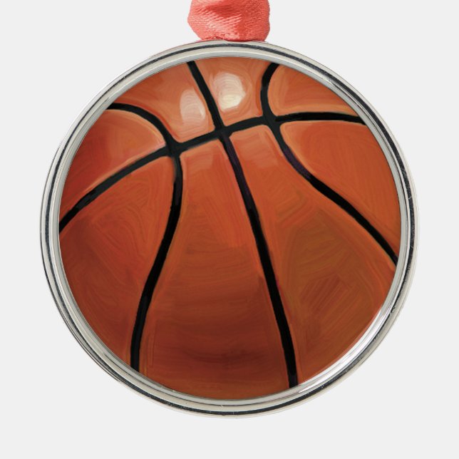 Basketball Metal Tree Decoration (Front)