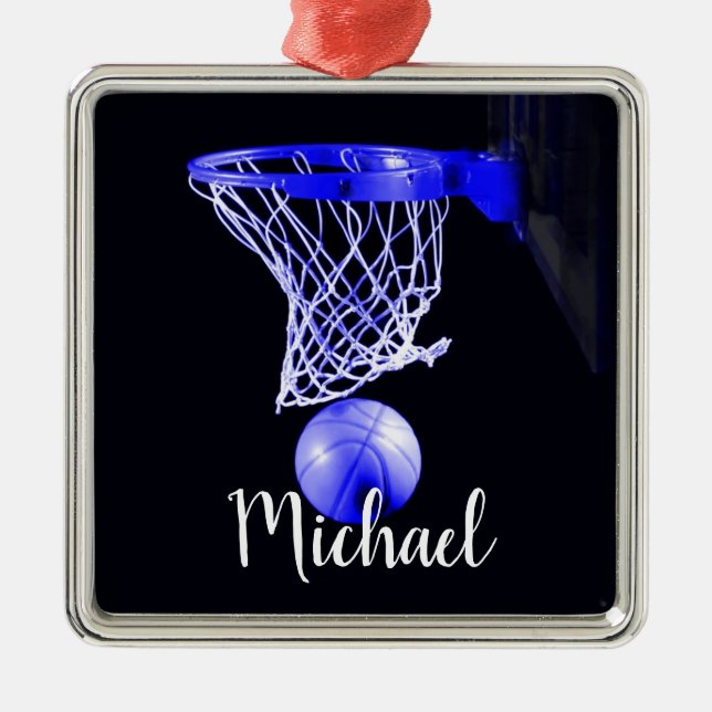 Basketball Metal Tree Decoration (Front)