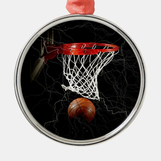 Basketball Metal Tree Decoration (Front)