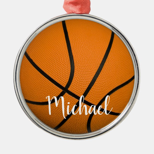 Basketball Metal Tree Decoration (Front)