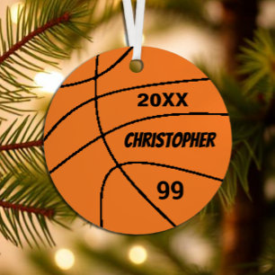 Basketball Metal Tree Decoration