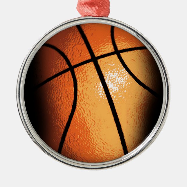 Basketball Metal Tree Decoration (Front)