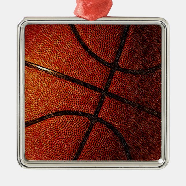 Basketball Metal Tree Decoration (Front)