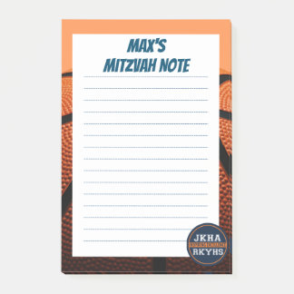 Basketball Mitzvot Post-it Notes