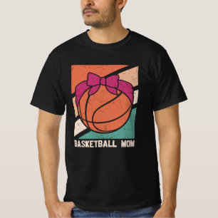 Basketball MOM Beautiful Basketball Design T-Shirt