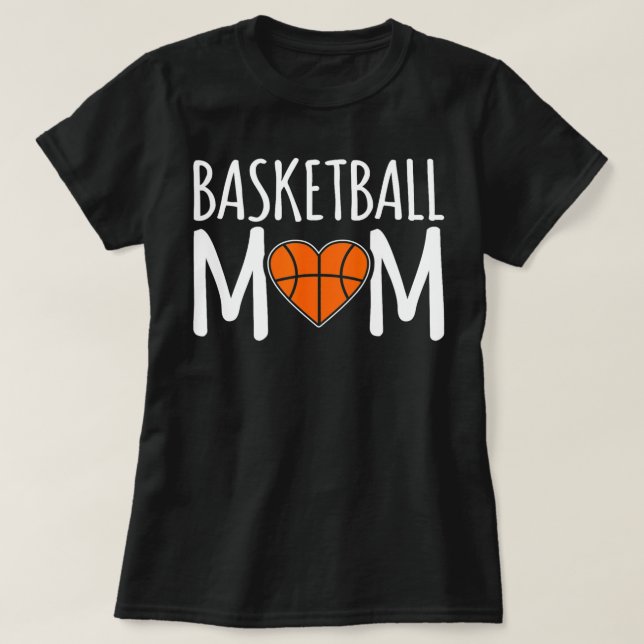 Basketball Mom Funny Player Coach Graphic  T-Shirt (Design Front)