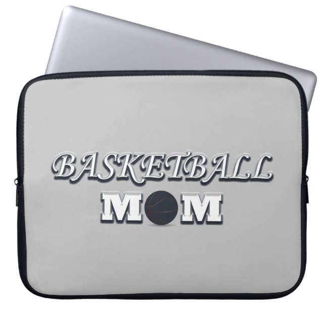 Basketball Mom gift Laptop Sleeve (Front)