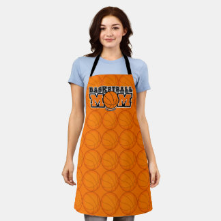Basketball Mom Screwball Graphics Apron
