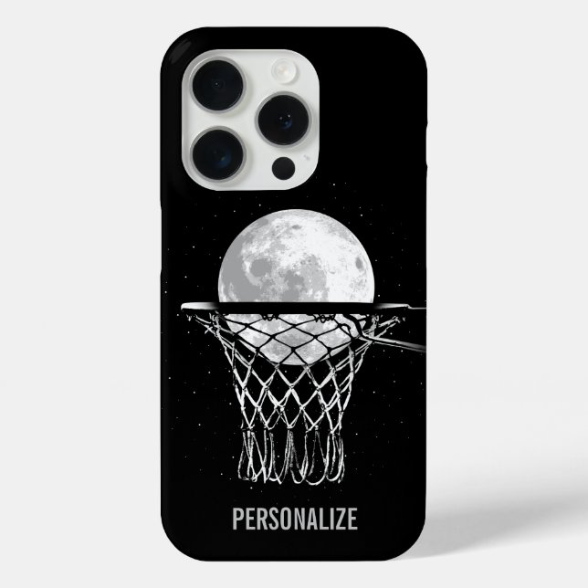 Basketball Moon Case-Mate iPhone Case (Back)
