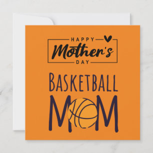 Basketball Mother's Day to mum  Card